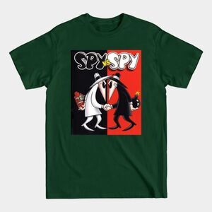 Spy Vs Spy Cartoon Retro Comic Graphic Unisex T-Shirt